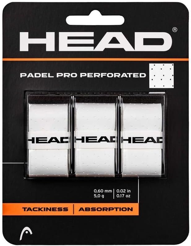 HEAD Padel Pro Perforated · 3 unidades