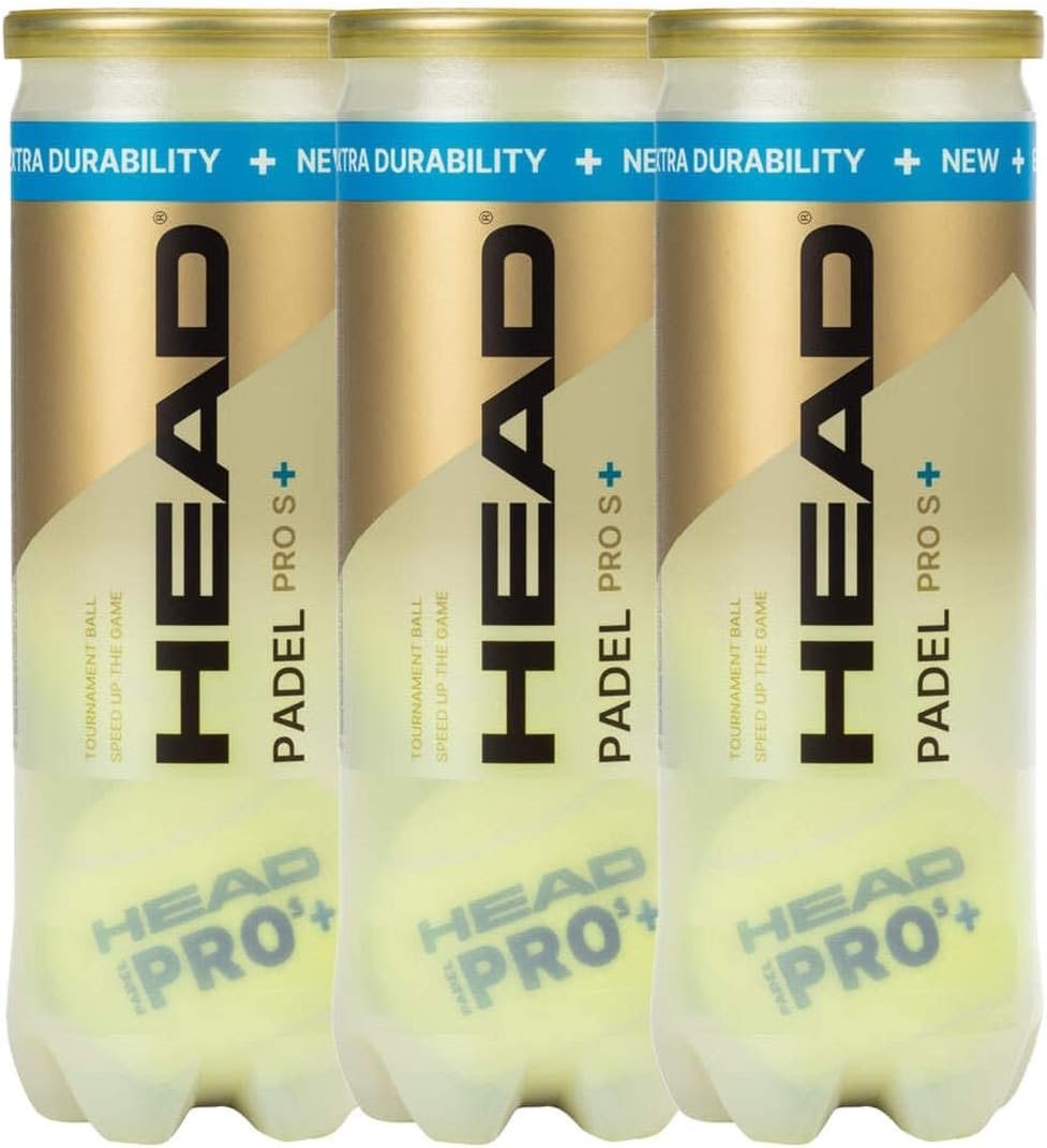 HEAD Padel Pro S · 3 botes / 9 pelotas