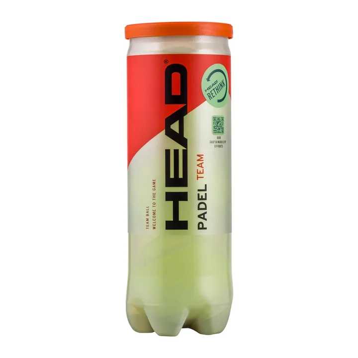 Head Tube 3 Pelotas de Pádel — vista frontal