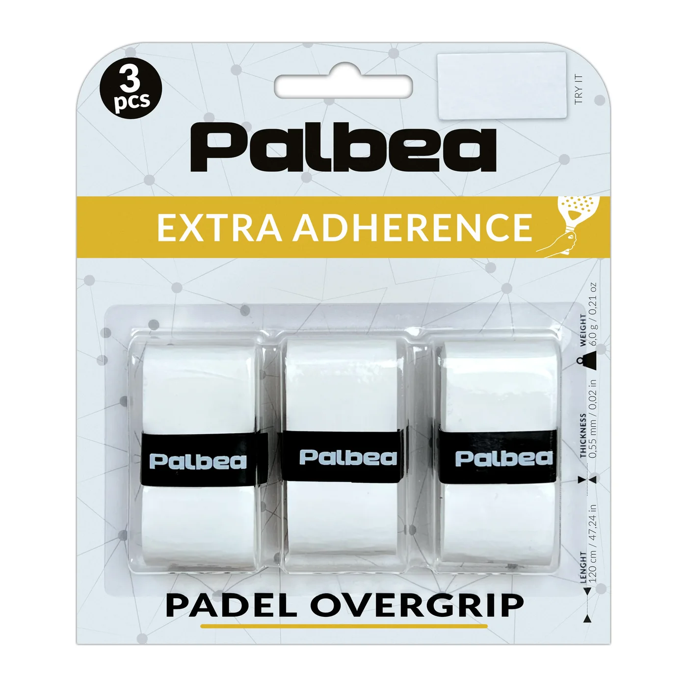 Palbea Overgrips Padel Extra Adherente — vista frontal