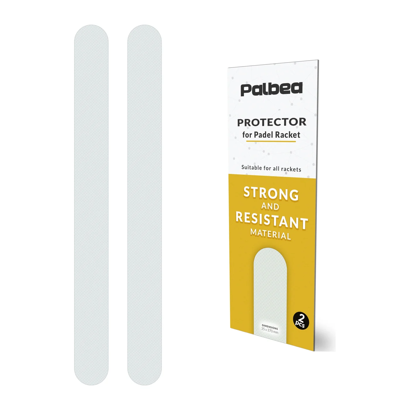 Palbea Protector Pala Padel Transparente — vista frontal