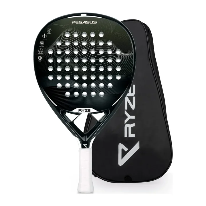 RYZE Pala de Padel 100% Fibra de Carbono — vista frontal