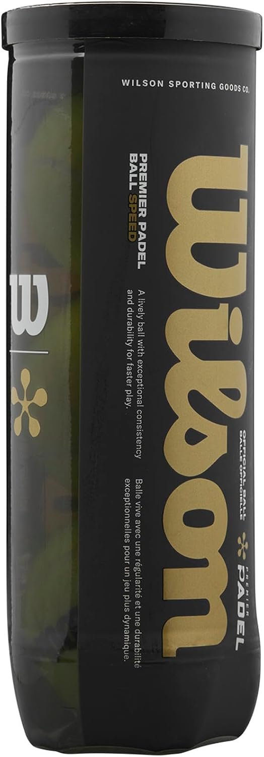 Wilson Premier Padel Speed · 3 pelotas