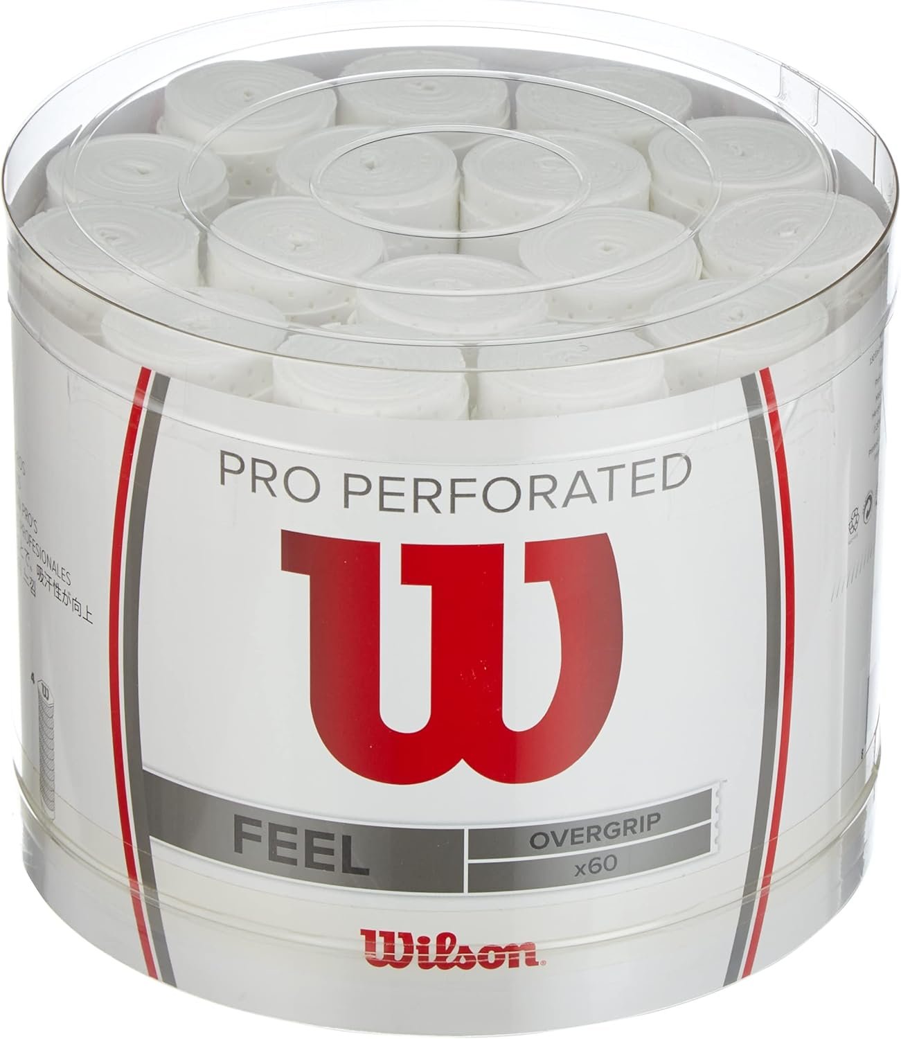 Wilson Pro Overgrip Perforated · 12 unidades